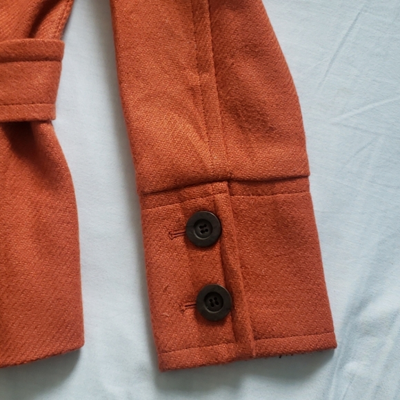 Forever 21 Burnt Orange Military Style Coat - Picture 7 of 8